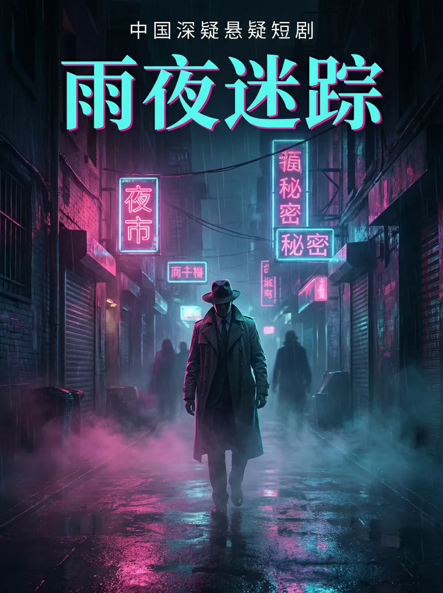 极路由4 悬疑追踪短剧 - 雨夜迷踪海报